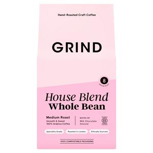 Grind House Blend Whole Bean Coffee 200g, UK version