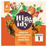 Higgidy roasted sweet potato spinach and feta pie 200g, UK version