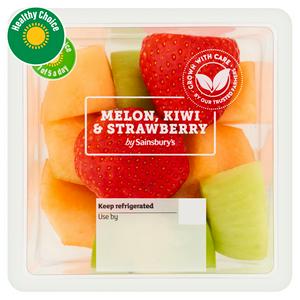 Sainsbury's Melon, Kiwi & Strawberry 220g (British brand)