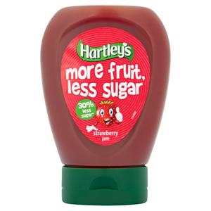Hartley's strawberry jam more fruit 320g, UK version