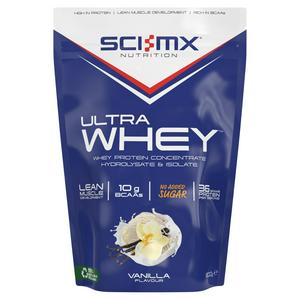 Sainsburys Sci-MX Nutrition Ultra Whey Vanilla Whey Protein Powder 800g- Buy online at McGrocer
