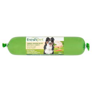 Freshpet wet dog food chicken peas carrots 400g - British product