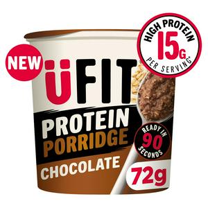 UFIT protein chocolate porridge pot 72g (British brand)