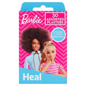Heal Barbie adhesive plasters assorted x30 pack, UK version