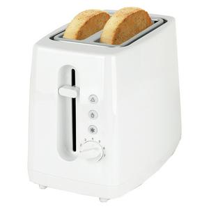 Cookworks New Basic 2 slice toaster white - British product