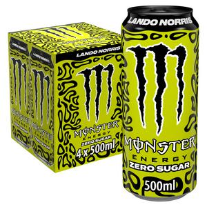 Monster Lando Norris Zero Sugar Energy Drink, imported from the UK