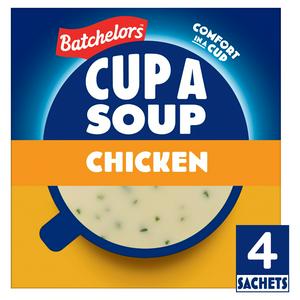 Sainsburys Batchelors Cup a Soup Chicken Soup Sachets 4 Pack 81g- Buy online at McGrocer