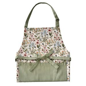 Sainsburys Sainsbury's Home Bee Floral Apron Sage Green 82x69cm- Buy online at McGrocer