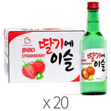 Jinro Strawberry Soju 딸기에이슬 (ABV 13%) (Case of 20)