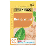 Twinings Buttermint herbal tea bags 20 Count, imported from the UK