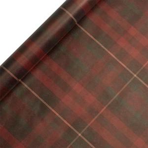 Sainsbury's tartan kraft wrapping paper 4m (British brand)