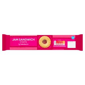 Sainsbury's Jam Sandwich Creams biscuits 150g (British brand)