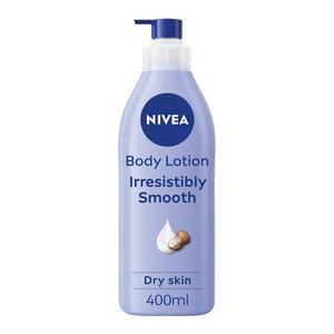 Nivea Irresistibly Smooth Body Lotion Dry Skin 400ml, imported from the UK