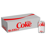 Coca-Cola Diet Coke Drink 18 x 330ml - British product