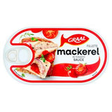 Graal Mackerel fillets in Tomato Sauce 170g, UK version