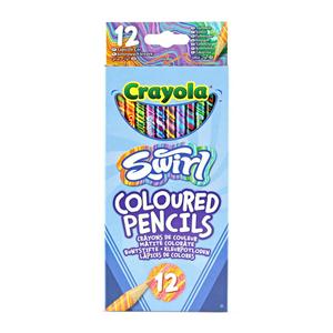 Sainsburys Crayola Swirl Coloured Pencils 12 Pack Art Set- Buy online at McGrocer