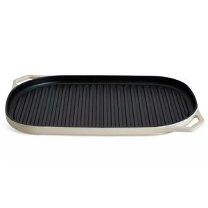 Habitat cast iron grill pan Large Cream, UK version