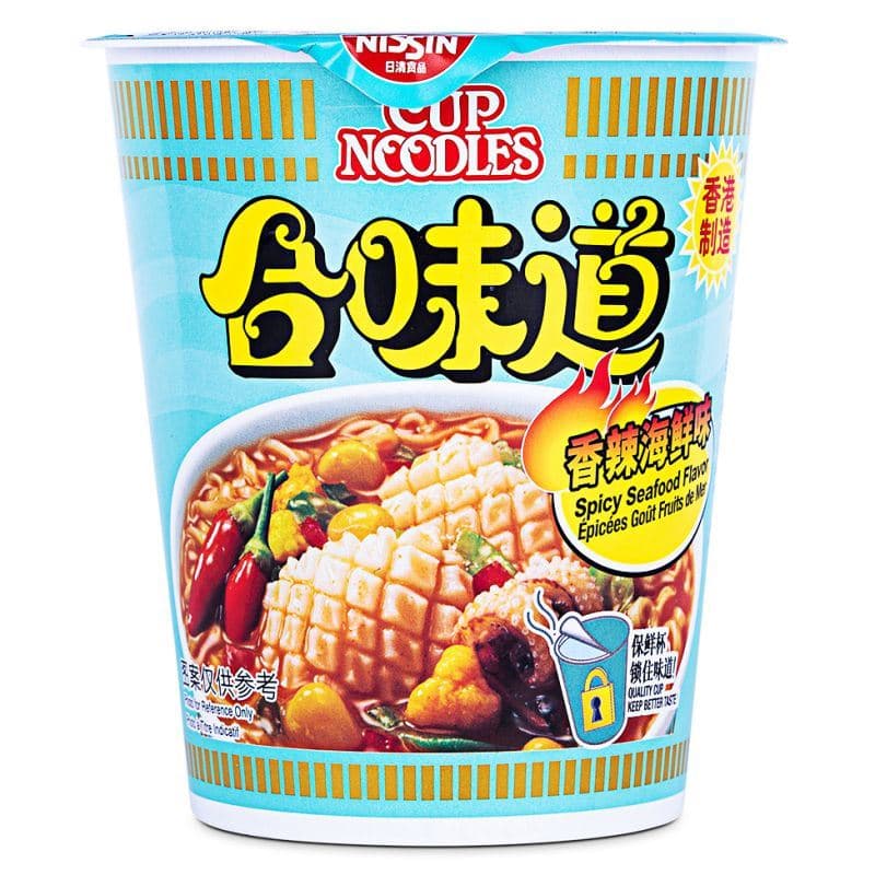 Nissin Cup Noodles (Spicy Seafood Flavour) 合味道 香辣海鮮味杯麵