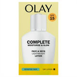 Olay Complete Moisturise Glow Face Neck Lotion 200ml, imported from the UK