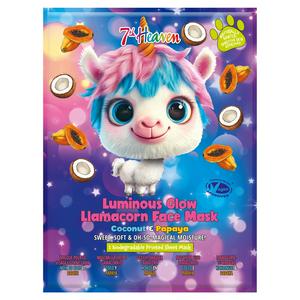 7th Heaven Coconut Papaya Llamacorn Face Mask Sachet (British brand)