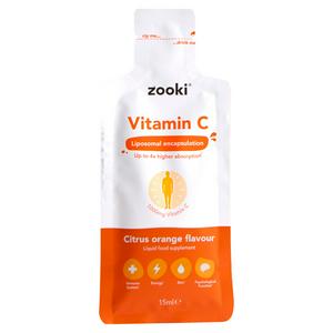 Zooki Vitamin C citrus orange sachet 15ml (British brand)