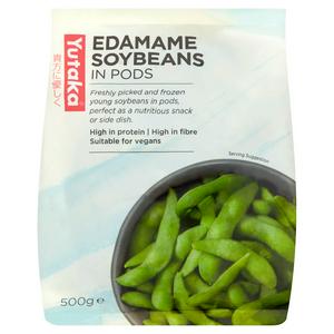 Yutaka edamame soybean pods 500g (British brand)