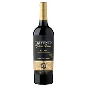 Trivento Golden Reserve Malbec Red Wine 75cl (British brand)
