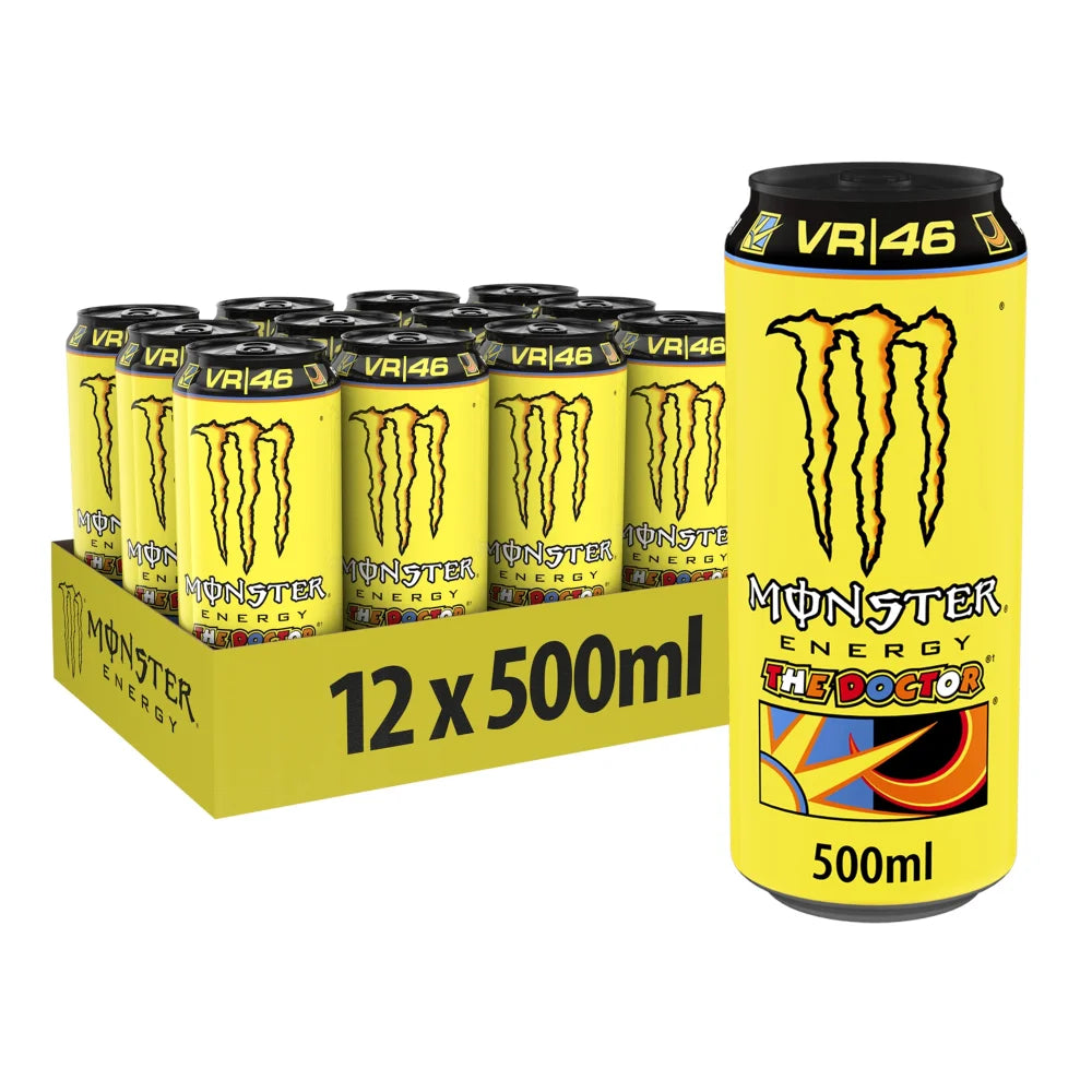 Monster The Doctor energy drink 12 x 500ml cans, imported from the UK