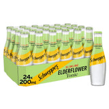 Schweppes slimline elderflower tonic water 24 x 200ml bottles (British brand)