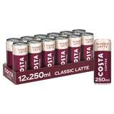 Costa Coffee Classic Latte Iced Coffee 12 x 250ml cans - British product