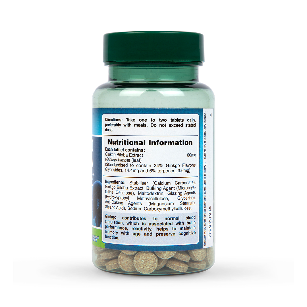 Holland  Barrett Ginkgo Biloba 120 Tablets 60mg