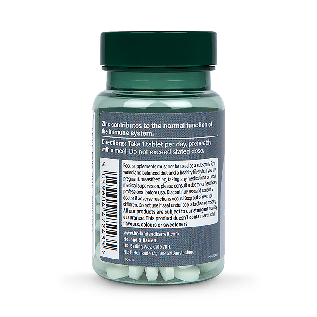 Holland  Barrett Zinc 15mg 120 Tablets