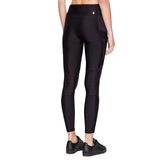 Women's Technical Leggings with Stretch Jersey Fabric, Colour Block Design, and Ergonomic Perforated Logo