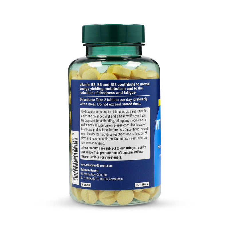 High Strength Complete Vitamin B Complex Tablets 240 Count