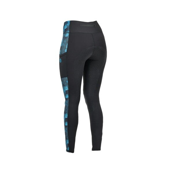 Camouflage Gripped Horse Riding Tights for Women Size 16R