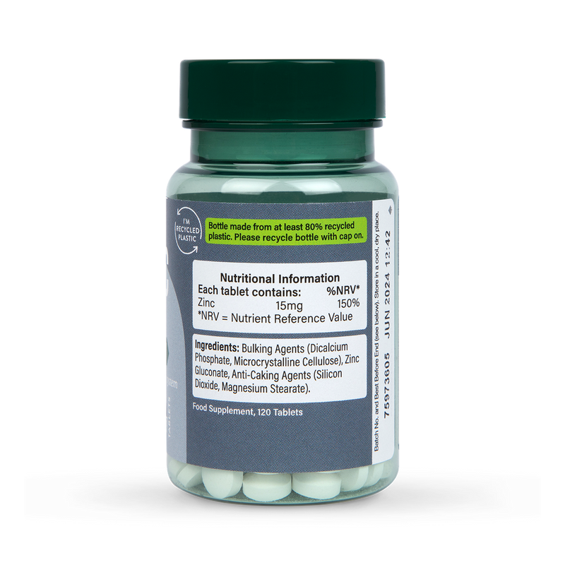 Holland  Barrett Zinc 15mg 120 Tablets
