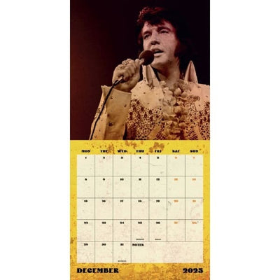 Superdrug Elvis Presley 2025 Square Wall Calendar (30cm x 30cm)- Buy online at McGrocer