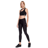 Women's Polyester-Elastane Tech Leggings with Colour Block Design, Size 14R
