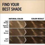 Permanent Hair Dye for Light Blonde to Light Brown Hair with Argan Oil Formula
