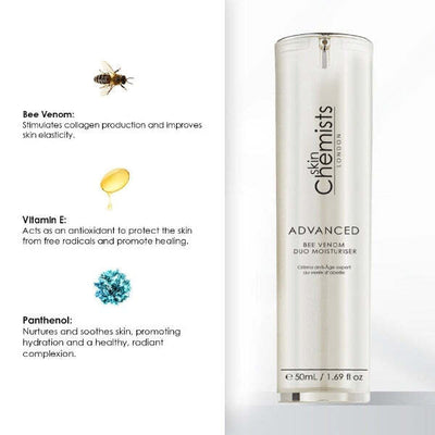 Superdrug skinChemists Bee Venom Duo Moisturiser Twin Pack 2 x 50ml- Buy online at McGrocer