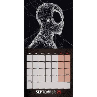 Calendrier mural carré Spider-Man 2025 (30 cm x 30 cm)
