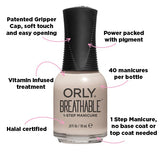 Orly Breathable Nail Polish - Almond Milk 18ml