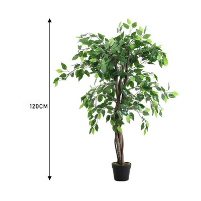 Superdrug Livingandhome Artificial Green Banyan Tree UV Resistant- Buy online at McGrocer