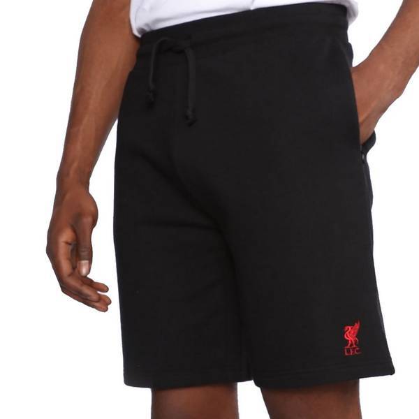 Cotton Polyester Sweat Shorts with Embroidered Crest and Multiple Pockets