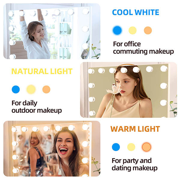 Lexent - Hollywood Vanity Mirror 15 LED 58x46cm MT005846-1