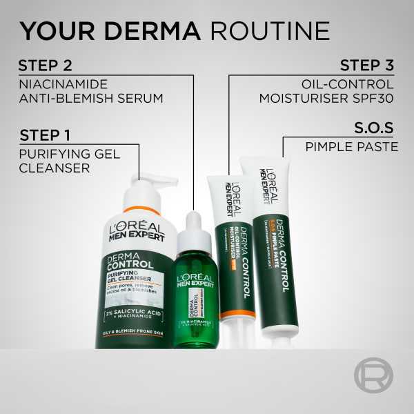 L'Oréal Men Expert Derma Control Cleansing Gel 260ml