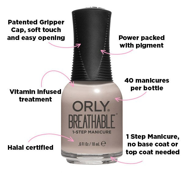 Orly Breathable Nail Polish - Staycation 18ml