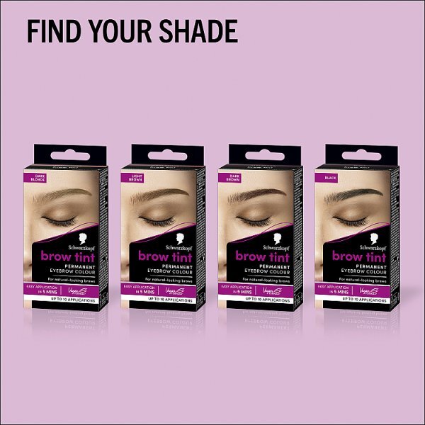 Schwarzkopf Brow Tint Black Permanent Eyebrow Tint