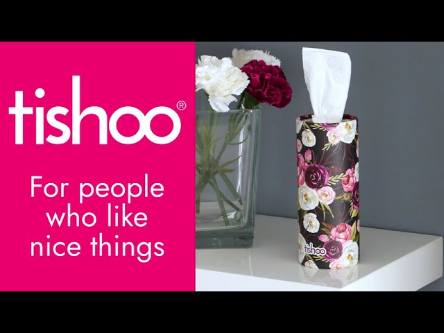 tishoo Tissues with Hyaluronic Acid, Butterflies 4 tubes