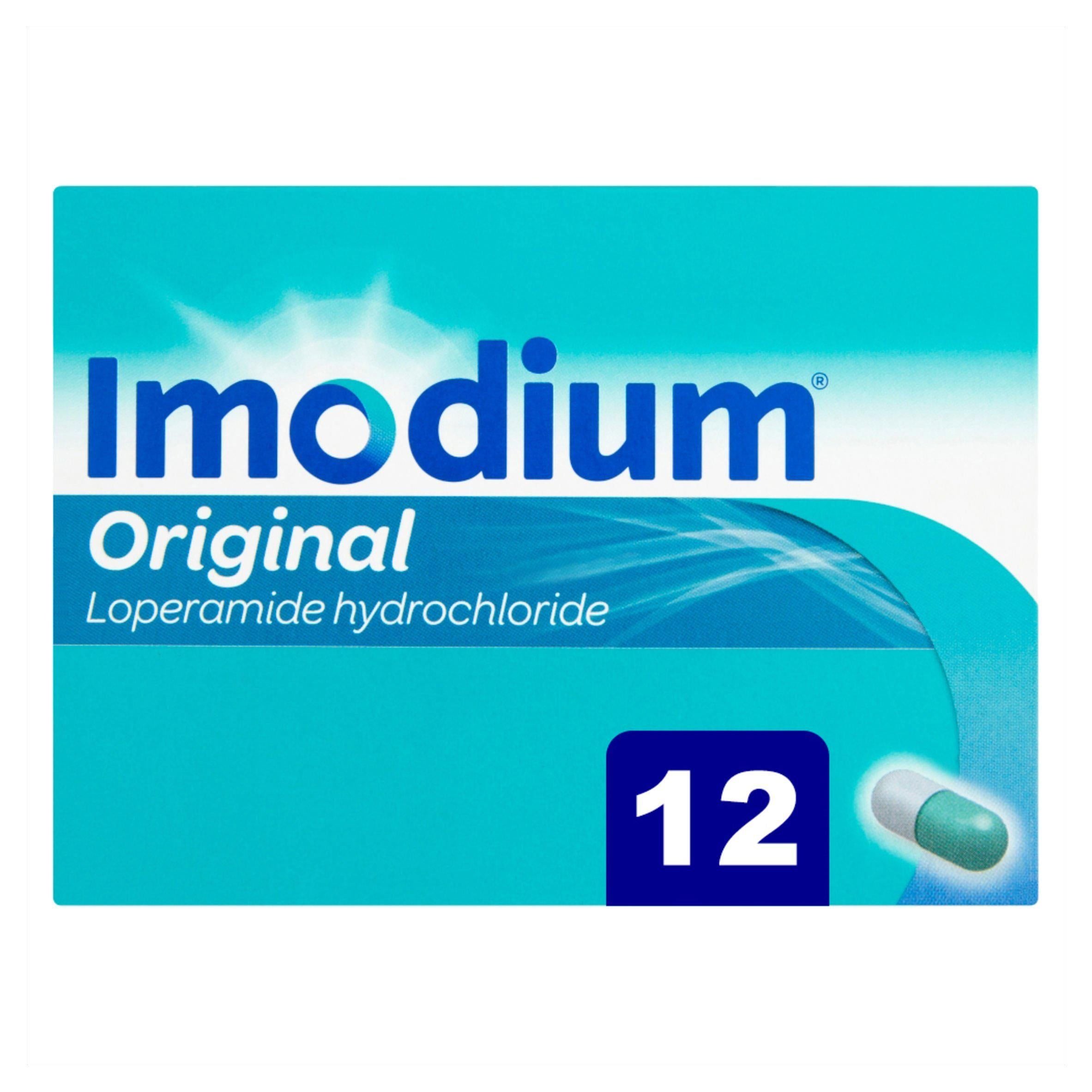 Imodium Original lindring fra diaré i 1 dose tabletter x12